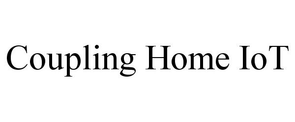 Trademark Logo COUPLING HOME IOT