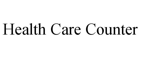 Trademark Logo HEALTH CARE COUNTER