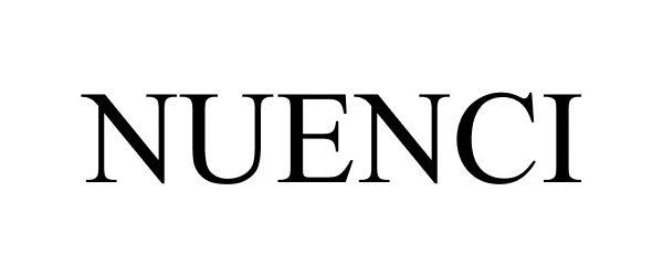 Trademark Logo NUENCI