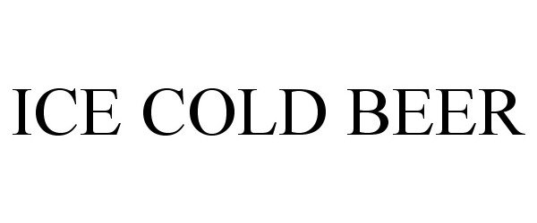 Trademark Logo ICE COLD BEER