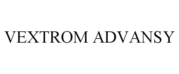 Trademark Logo VEXTROM ADVANSY
