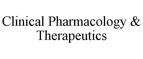  CLINICAL PHARMACOLOGY &amp; THERAPEUTICS
