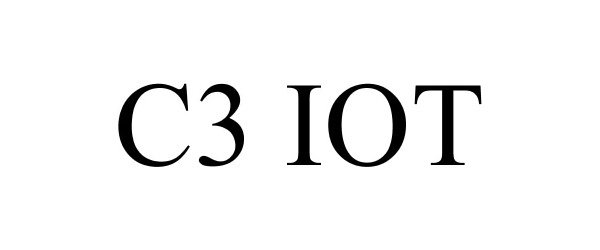 Trademark Logo C3 IOT