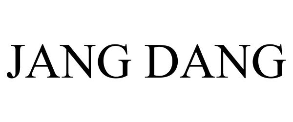 Trademark Logo JANG DANG