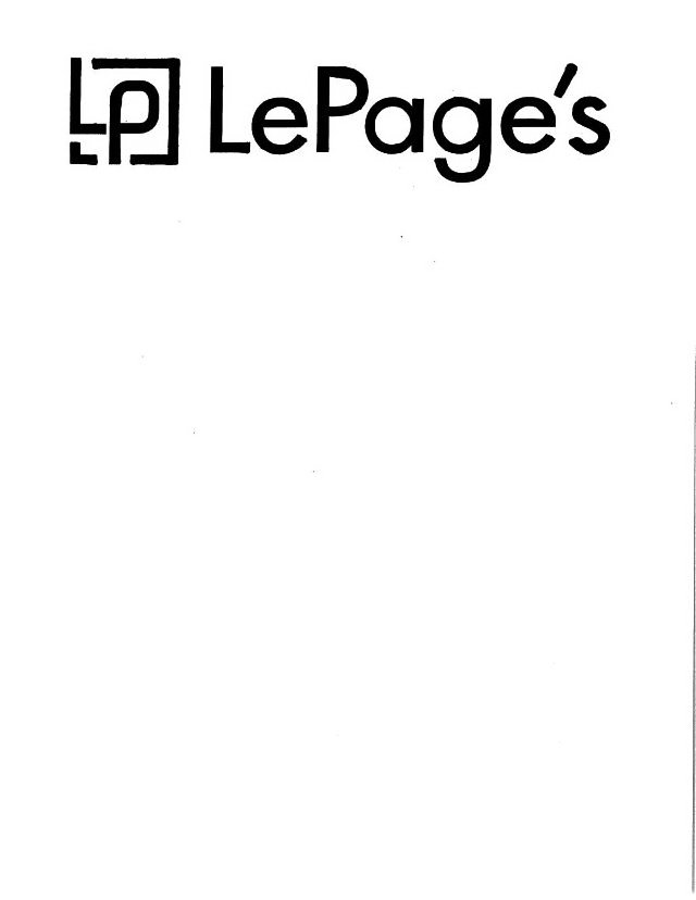 Trademark Logo LP LEPAGE'S