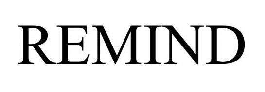 Trademark Logo REMIND