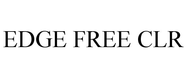Trademark Logo EDGE FREE CLR