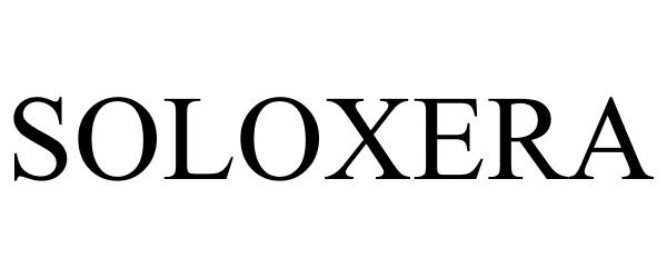 Trademark Logo SOLOXERA