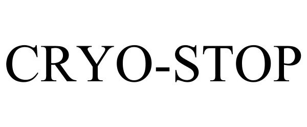 Trademark Logo CRYO-STOP