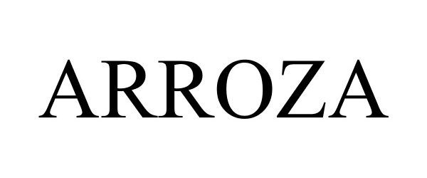 Trademark Logo ARROZA