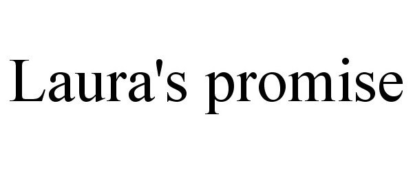 Trademark Logo LAURA'S PROMISE