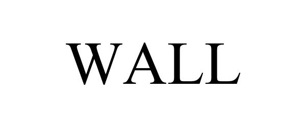 Trademark Logo WALL