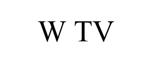 Trademark Logo W TV