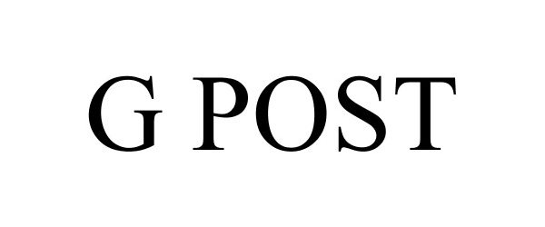 Trademark Logo G POST