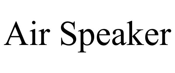 Trademark Logo AIR SPEAKER