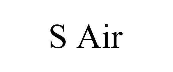 Trademark Logo S AIR