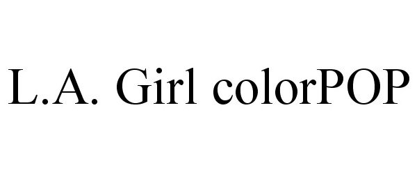  L.A. GIRL COLORPOP