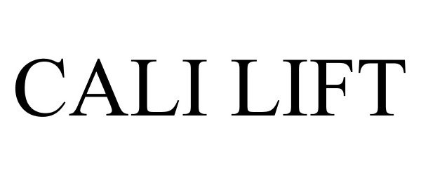 Trademark Logo CALI LIFT