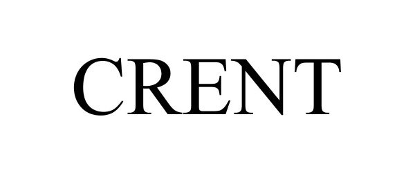 Trademark Logo CRENT