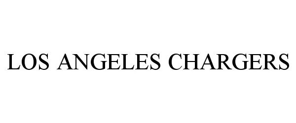 Trademark Logo LOS ANGELES CHARGERS