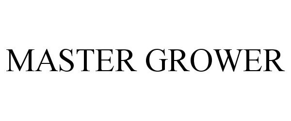 Trademark Logo MASTER GROWER