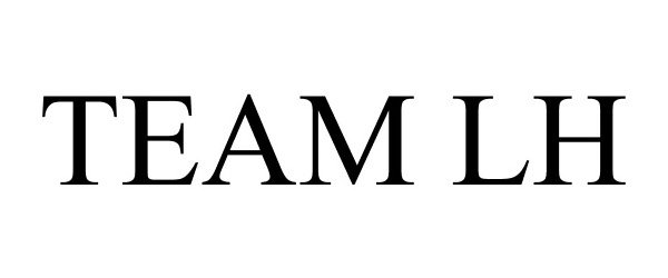 Trademark Logo TEAM LH