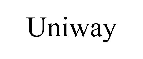 Trademark Logo UNIWAY
