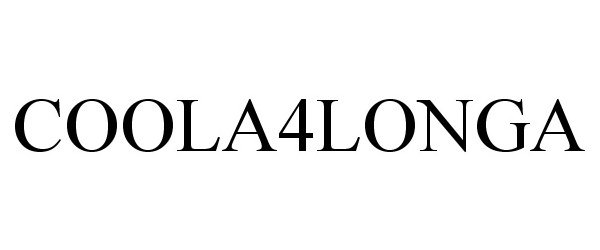 Trademark Logo COOLA4LONGA