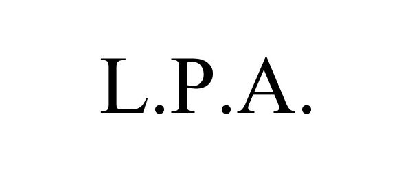 Trademark Logo L.P.A.
