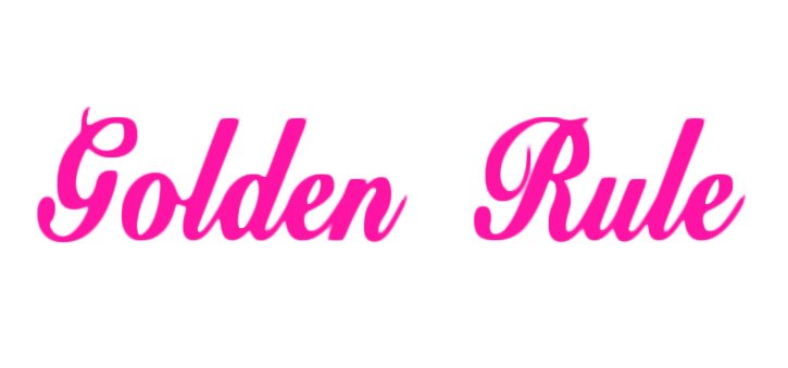 Trademark Logo GOLDEN RULE