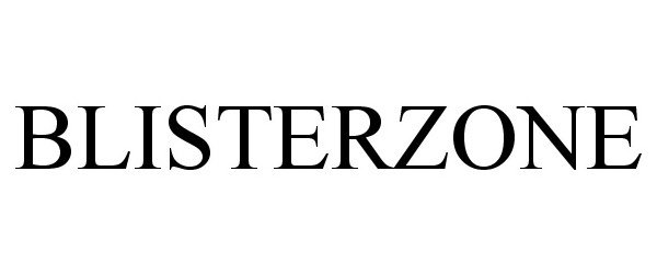 Trademark Logo BLISTERZONE