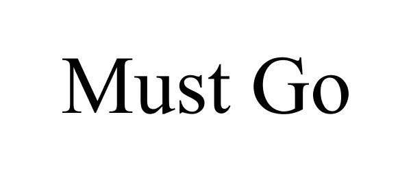 Trademark Logo MUSTGO