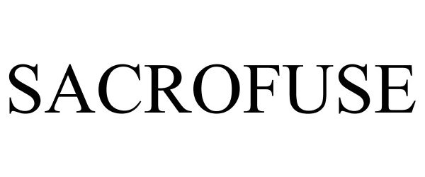 Trademark Logo SACROFUSE