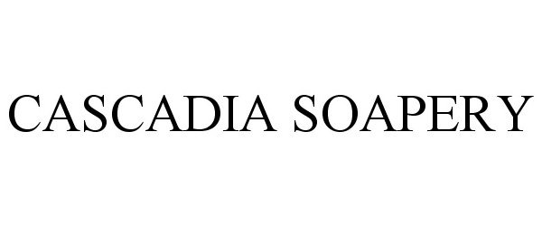 Trademark Logo CASCADIA SOAPERY