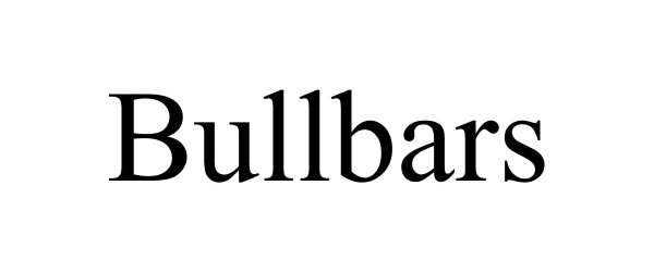 Trademark Logo BULLBARS