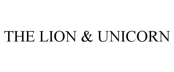 Trademark Logo THE LION & UNICORN