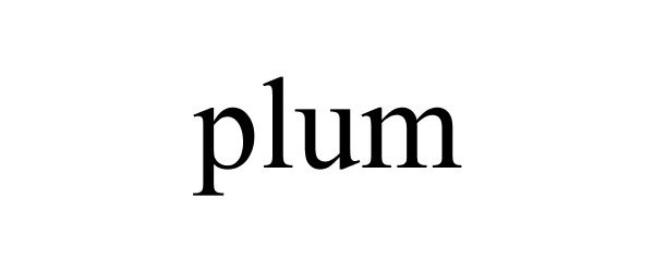 Trademark Logo PLUM