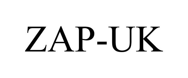Trademark Logo ZAP-UK
