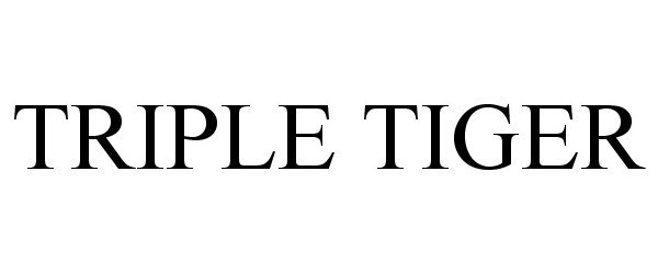 Trademark Logo TRIPLE TIGER