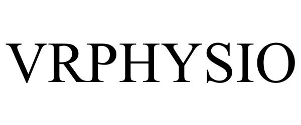 Trademark Logo VRPHYSIO