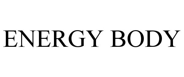 Trademark Logo ENERGY BODY