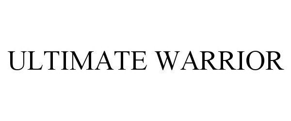 Trademark Logo ULTIMATE WARRIOR
