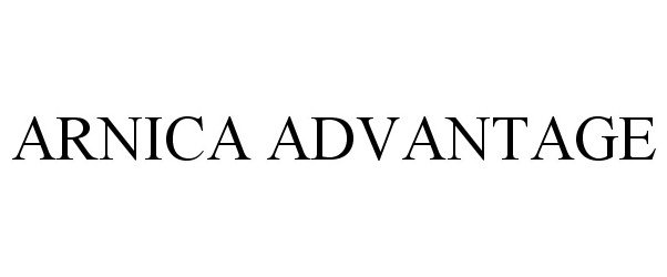 Trademark Logo ARNICA ADVANTAGE