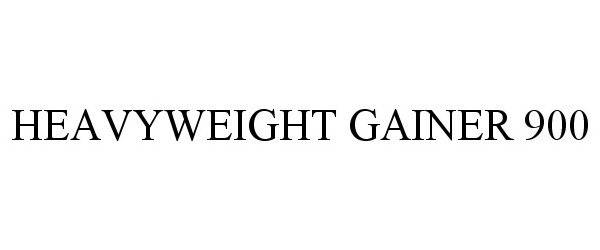 Trademark Logo HEAVYWEIGHT GAINER 900