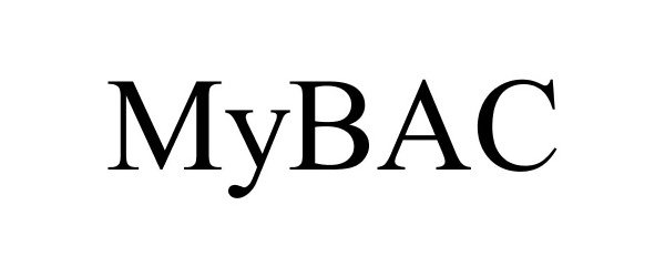 Trademark Logo MYBAC