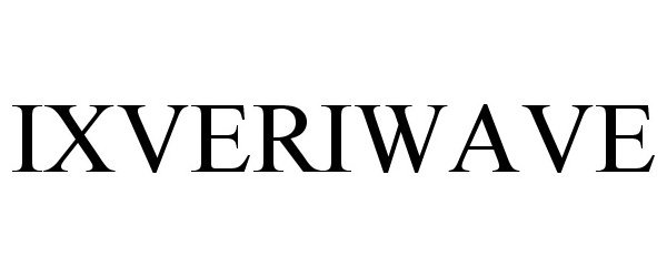 Trademark Logo IXVERIWAVE