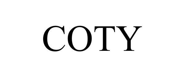 Trademark Logo COTY