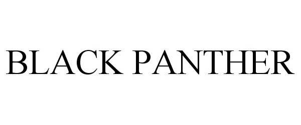 Trademark Logo BLACK PANTHER