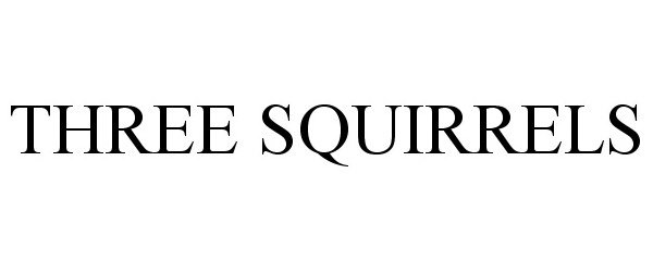 Trademark Logo THREE SQUIRRELS