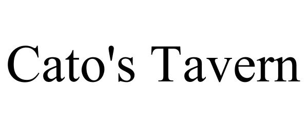  CATO'S TAVERN